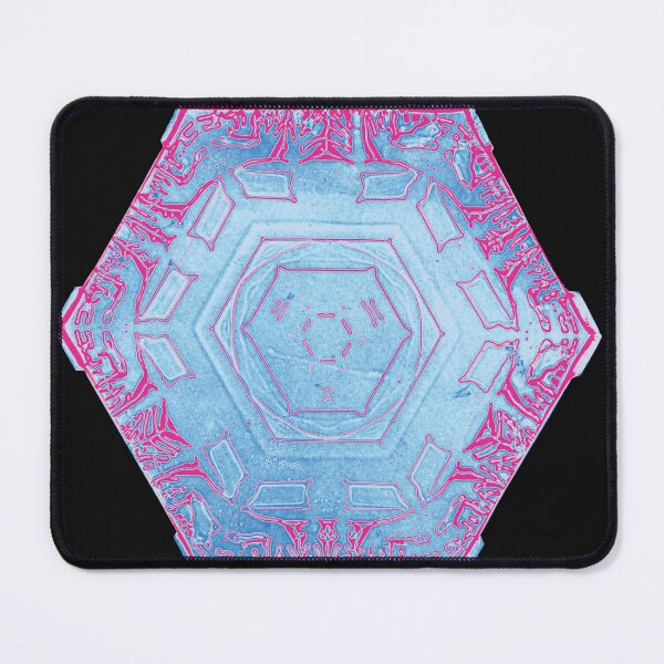 Item preview, Wilson Bentley Lamellar Snowflake - 570, in cotton candy designed and sold by DreamingBeetle.
