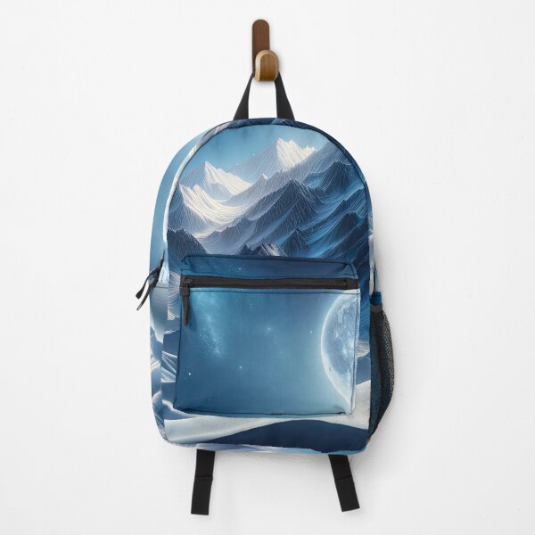 Item preview, Lunar Majesty Over Pristine Peaks designed and sold by RyanBelandres.