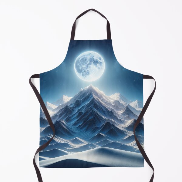 Item preview, Lunar Majesty Over Pristine Peaks designed and sold by RyanBelandres.