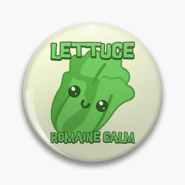 Item preview, Lettuce Remaine Calm. Cute kawaii vegetables designed and sold by PMCreative.