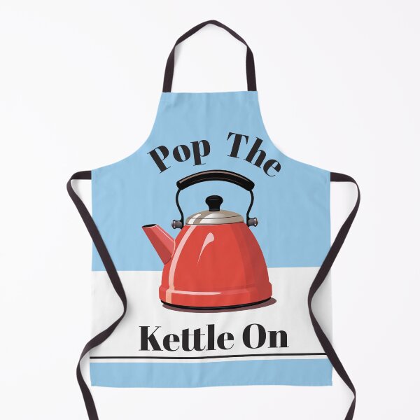Item preview, Pop The Kettle On Retro Kitchen Print designed and sold by BodhiSummer.