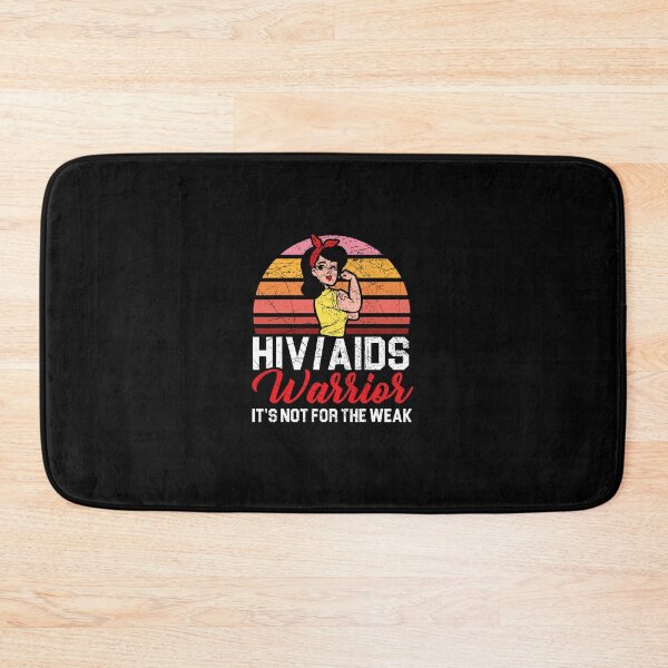 Item preview, HIVAIDS Warrior It's Not For The Weak HIV AIDS Awareness designed and sold by defabiosofxs.