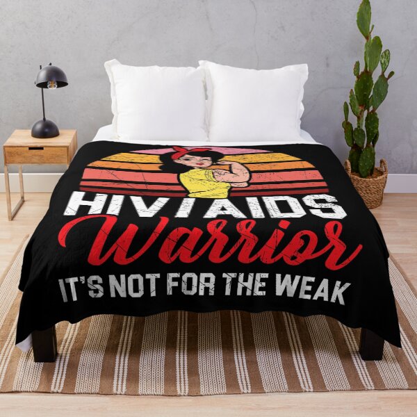 Item preview, HIVAIDS Warrior It's Not For The Weak HIV AIDS Awareness designed and sold by defabiosofxs.