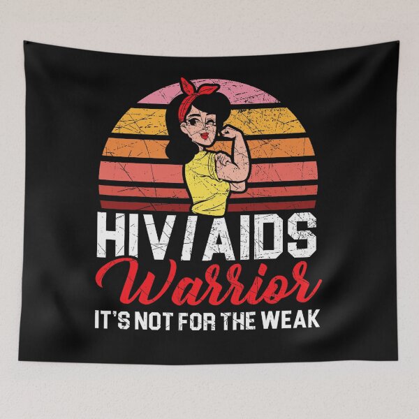 Item preview, HIVAIDS Warrior It's Not For The Weak HIV AIDS Awareness designed and sold by defabiosofxs.