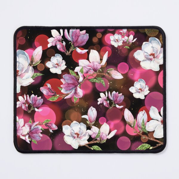Item preview, Magnolias, black pink version designed and sold by farahmae.