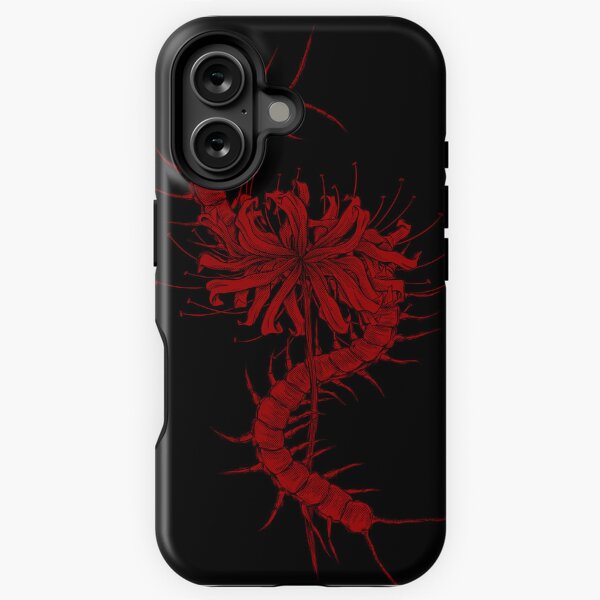 Aperçu de l'œuvre Mille-pattes et lis araignée rouge créée et vendue par Dark Design.