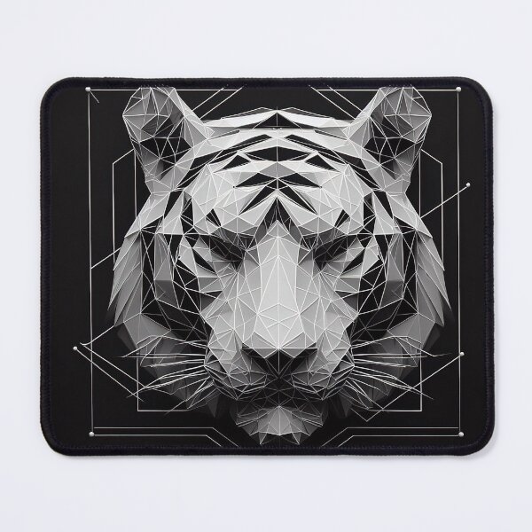Item preview,  geometrical art of tiger designed and sold by saitejanaini.