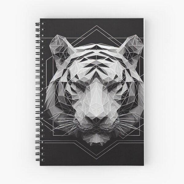 Item preview,  geometrical art of tiger designed and sold by saitejanaini.