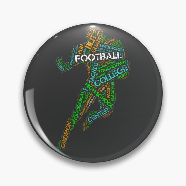 Item preview, Football Wordcloud for Darker Backgrounds designed and sold by WordsYouLove.