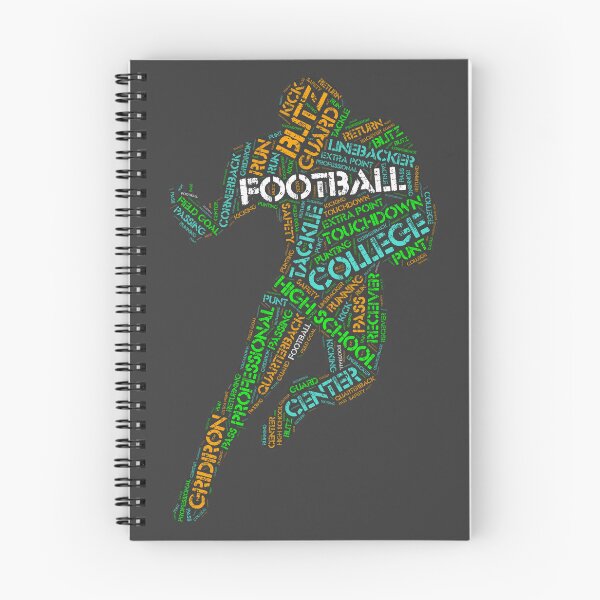 Item preview, Football Wordcloud for Darker Backgrounds designed and sold by WordsYouLove.