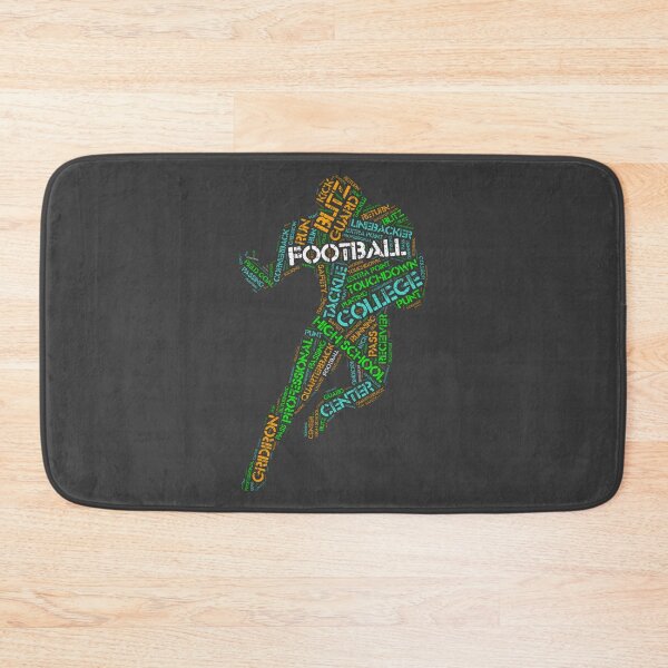 Item preview, Football Wordcloud for Darker Backgrounds designed and sold by WordsYouLove.