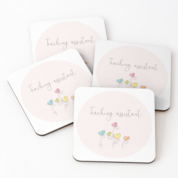Item preview, Teaching Assistant,Teacher's Assistant, heart flowers, Appreciation gift, Thank you gift designed and sold by MAKEtoFIT.