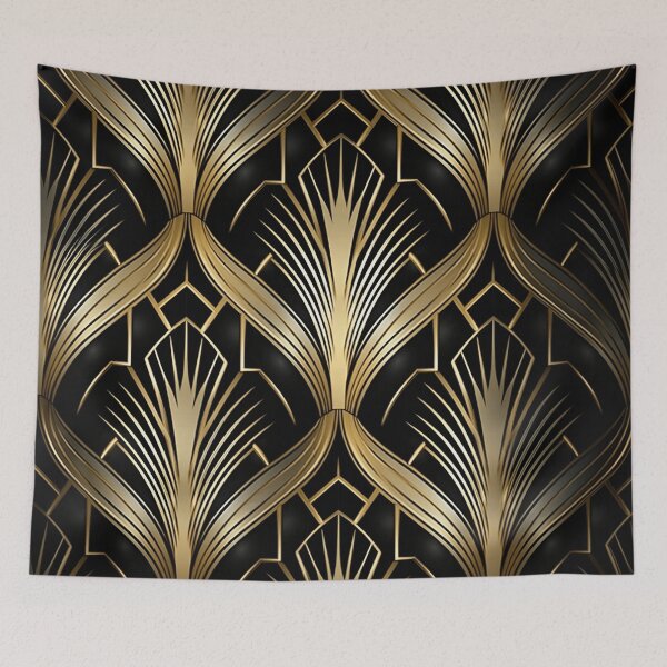 Item preview, seemless art deco background pattern designed and sold by dcrc.