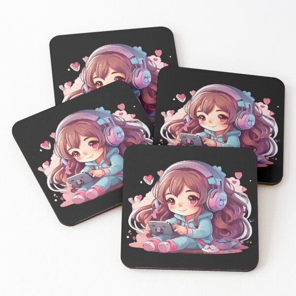 Item preview, Cute Cozy Gamer Girl designed and sold by MindSmith.