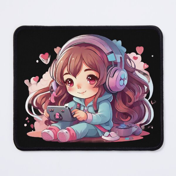 Item preview, Cute Cozy Gamer Girl designed and sold by MindSmith.