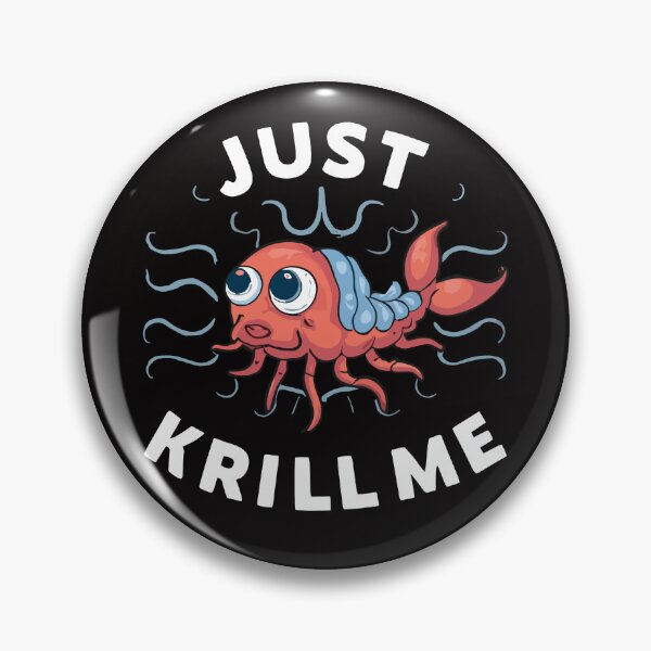 Artikelvorschau, Lustiger Krill, einfach Krill mich, Walfutter, Meeresfrüchte, Krebstiere entworfen und verkauft von DrawHandArt.