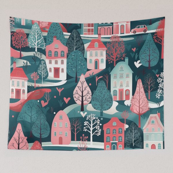 Item preview, Winter Wonderland | Charming Village Christmas Pattern designed and sold by FairX.