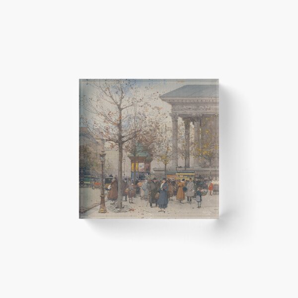 Item preview, Animated view of the Madeleine (20th century) - Eugène Galien Laloue designed and sold by SALON DES ARTS.