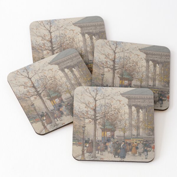 Item preview, Animated view of the Madeleine (20th century) - Eugène Galien Laloue designed and sold by SALON DES ARTS.