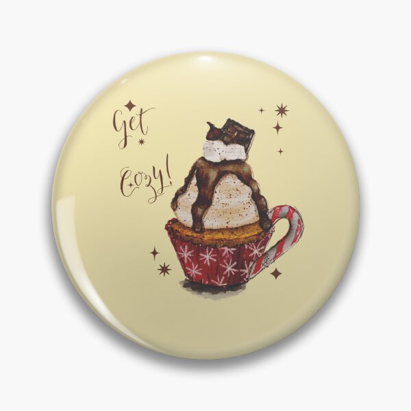 Item preview, Cozy, Festive, Hot Chocolate Cupcake designed and sold by LillyUndercroft.