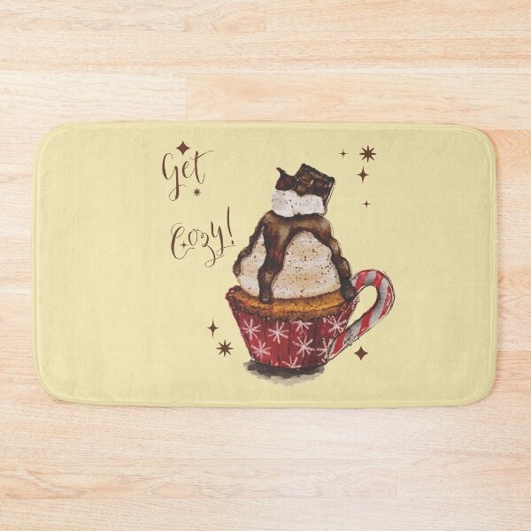 Item preview, Cozy, Festive, Hot Chocolate Cupcake designed and sold by LillyUndercroft.