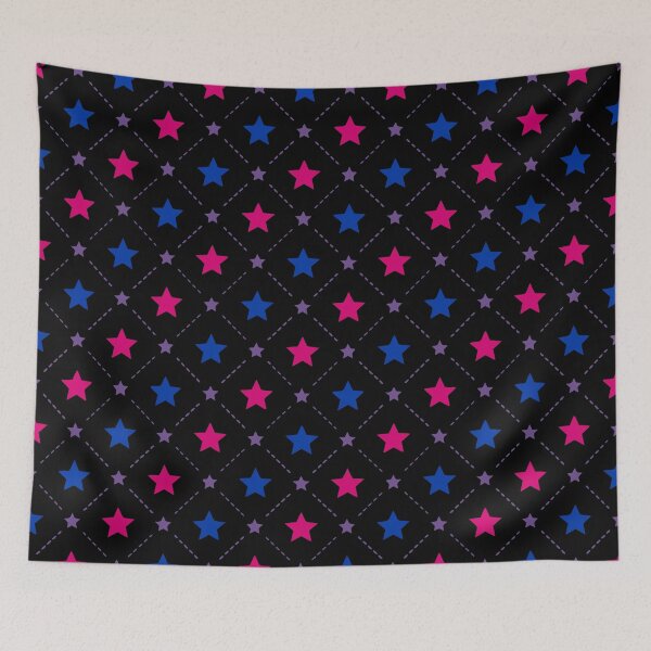 Item preview, Subtle Bisexual Christmas Star Pattern designed and sold by ontrendshirts.