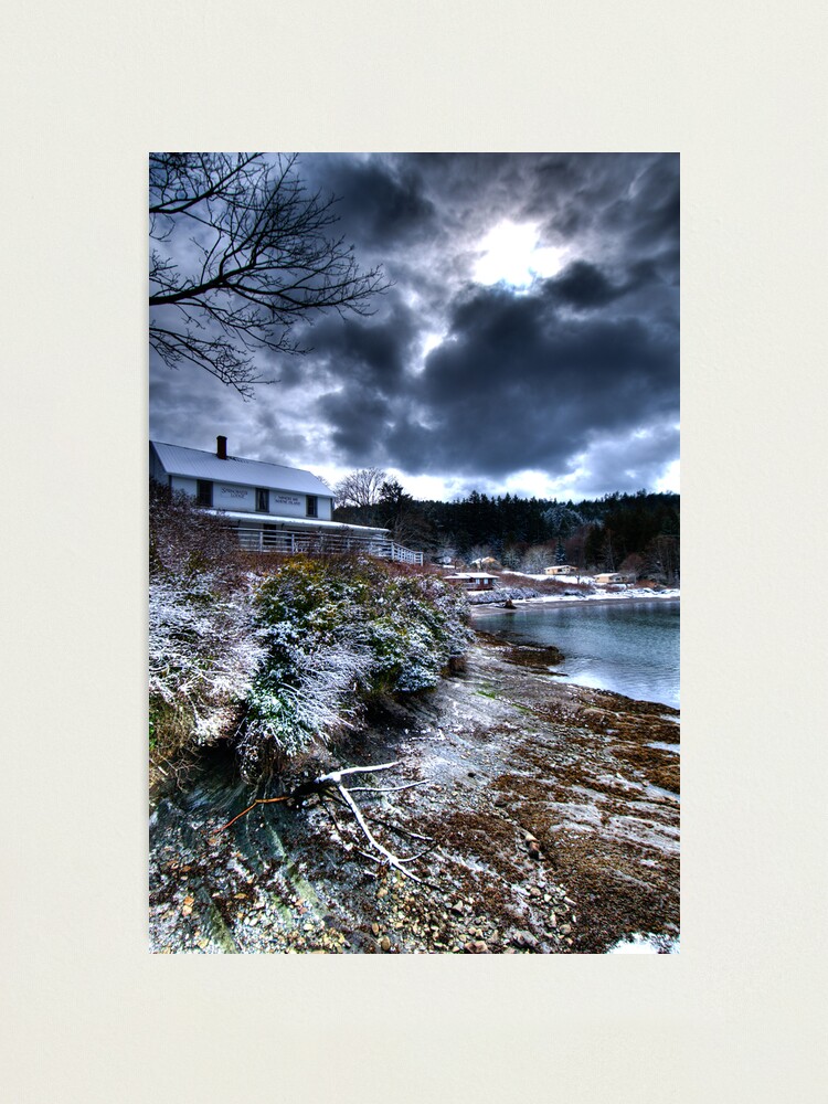 Alternate view of Springwater Lodge, Mayne Island Photographic Print