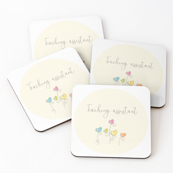 Item preview, Teaching Assistant,Teacher's Assistant, heart flowers, Appreciation gift, Thank you gift designed and sold by MAKEtoFIT.