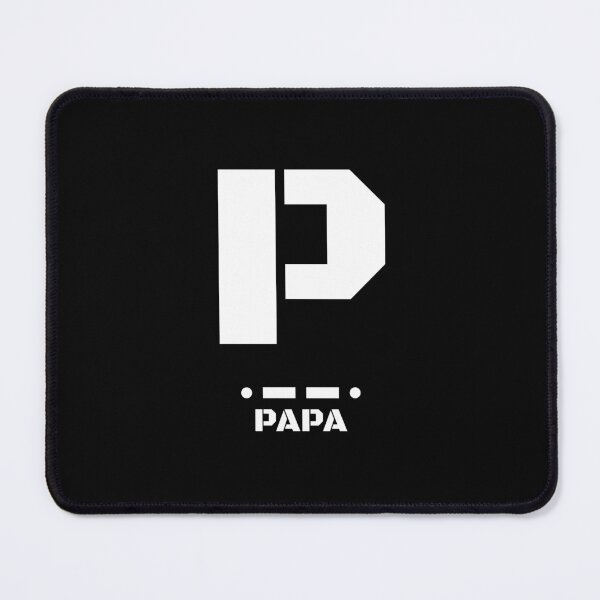 Item preview, Letter P(Papa) Morse Code NATO Phonetic Alphabet designed and sold by AnnSign.