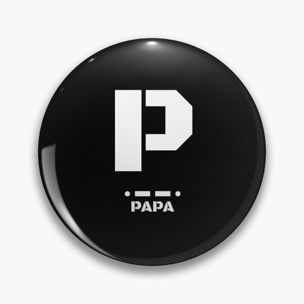 Item preview, Letter P(Papa) Morse Code NATO Phonetic Alphabet designed and sold by AnnSign.