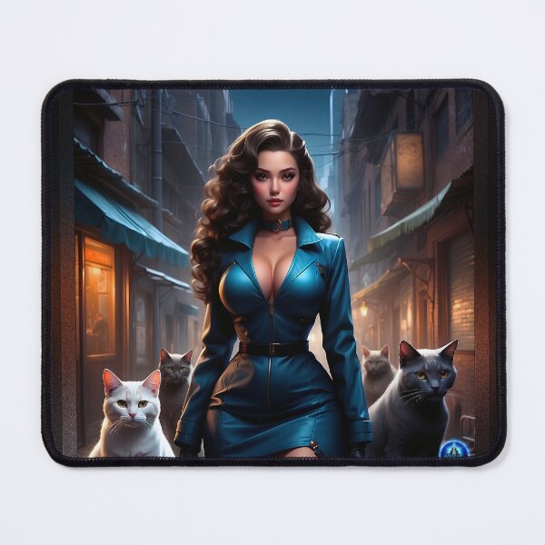 Item preview, Chianna D'Torri Among The Augdinian Street Cats Gorgeous AI Concept Art by Xzendor7 designed and sold by Xzendor7 Digital Art Creations.