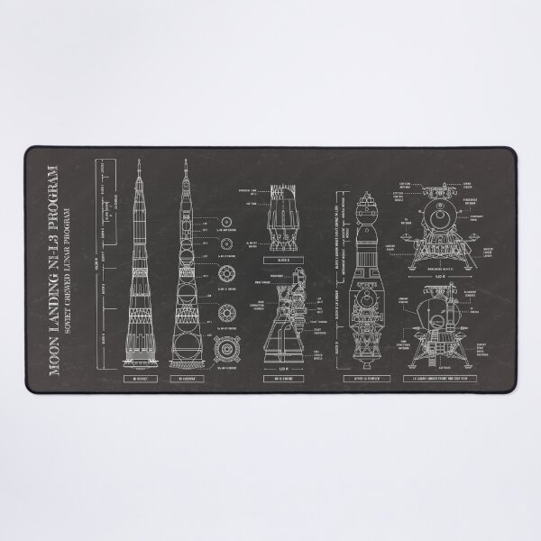 Item preview, N1 L3 Soviet Lunar Program. Moon Landing (Blackboard) designed and sold by BGALAXY.
