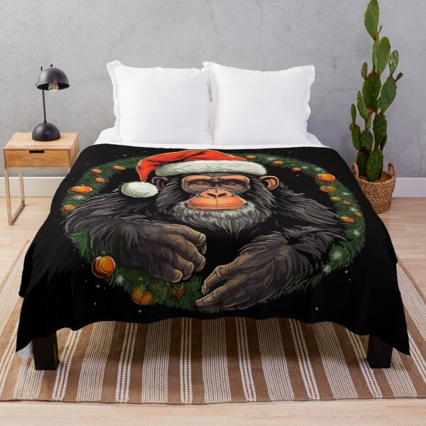 Artikelvorschau, Weihnachtsschimpanse entworfen und verkauft von creativellashop.