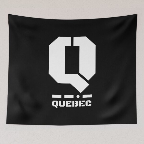 Item preview, Letter Q(Quebec) Morse Code NATO Phonetic Alphabet designed and sold by AnnSign.