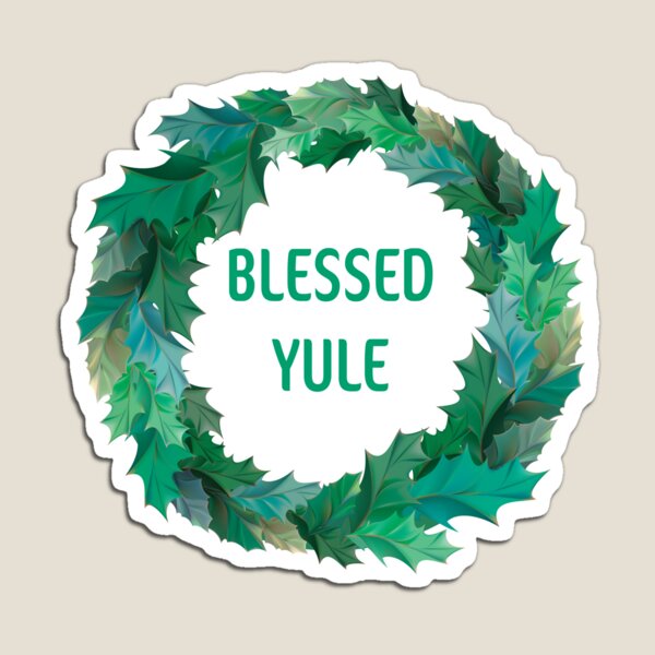 Item preview, Yule - winter solstice - blessed yule designed and sold by Hekatecreation.