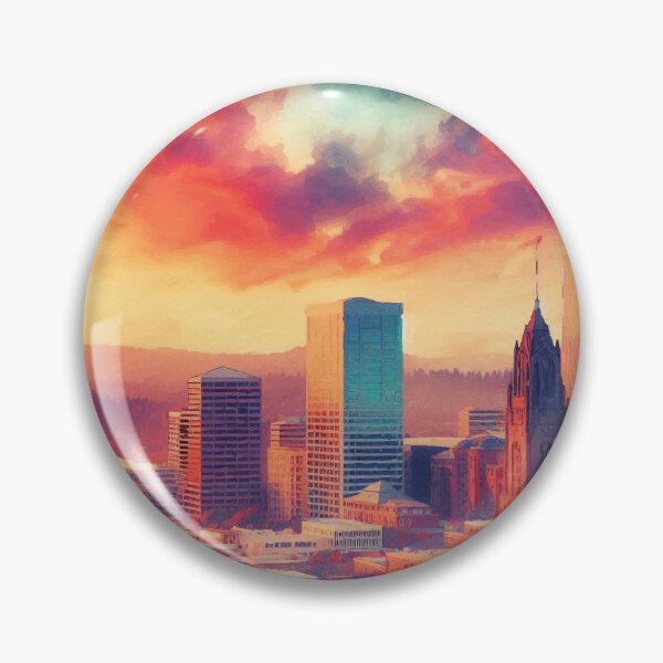 Item preview, Portland at Sunset designed and sold by badguyduh.