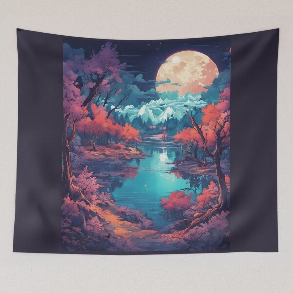 Item preview, Autumn Moonset designed and sold by SilverSunStudio.