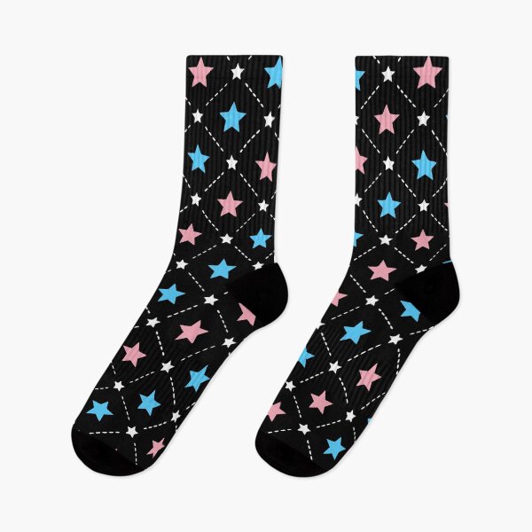 Item preview, Subtle Transgender Christmas Star Pattern designed and sold by ontrendshirts.