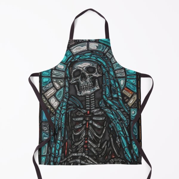 Item preview, Stained glass (SantaMuerte blue). designed and sold by MirBer.