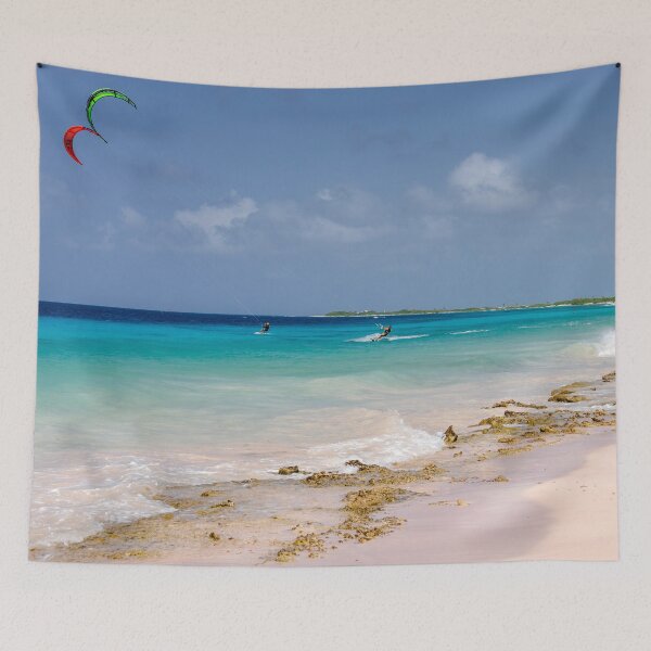 Item preview, Soaring over Turquoise Waters, Atlantis Beach, Bonaire designed and sold by Kasia Design.
