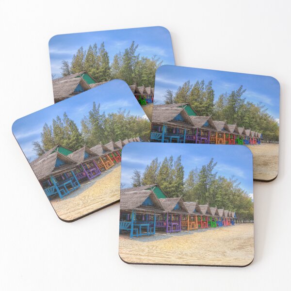 Item preview, Beach Huts Khao Sam Roi Yot Thailand designed and sold by AJEvans.