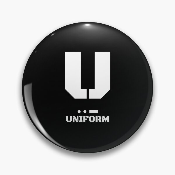 Item preview, Letter U(Uniform) Morse Code NATO Phonetic Alphabet designed and sold by AnnSign.