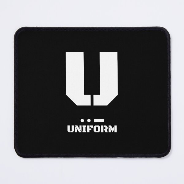 Item preview, Letter U(Uniform) Morse Code NATO Phonetic Alphabet designed and sold by AnnSign.