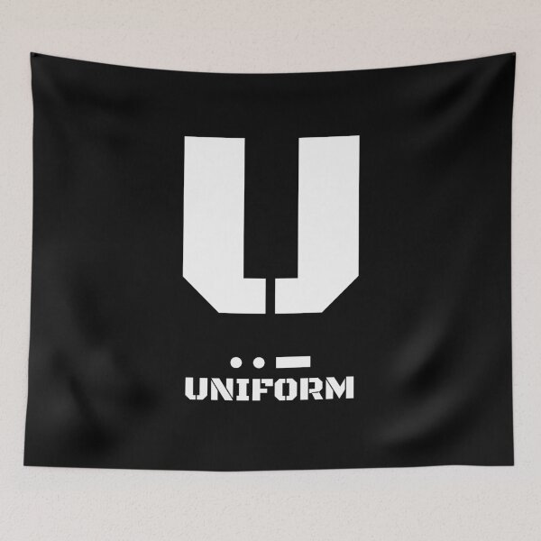 Item preview, Letter U(Uniform) Morse Code NATO Phonetic Alphabet designed and sold by AnnSign.