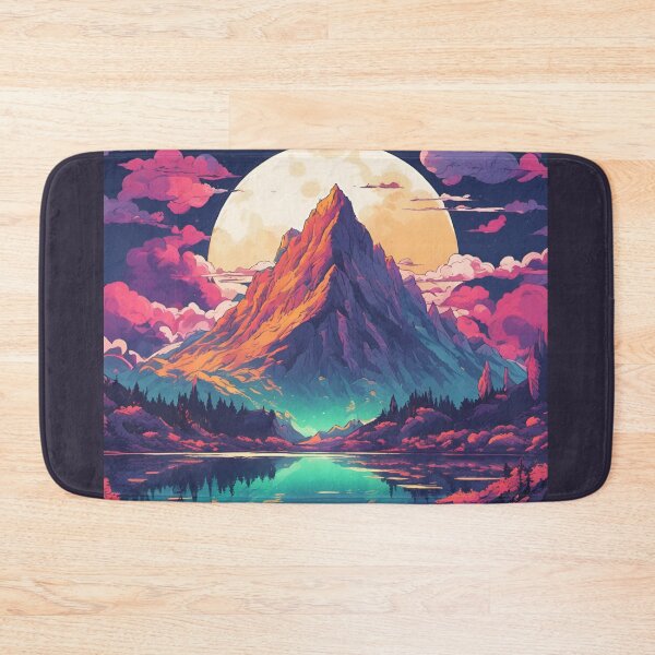Item preview, Autumn Moonset From The Shore designed and sold by SilverSunStudio.