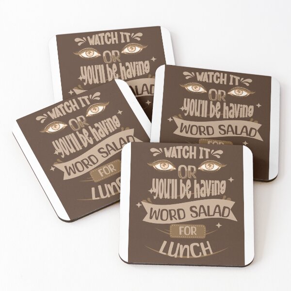 Item preview, Word Salad Warning Cooking Personality Trait Funny designed and sold by Gemini-PNW.