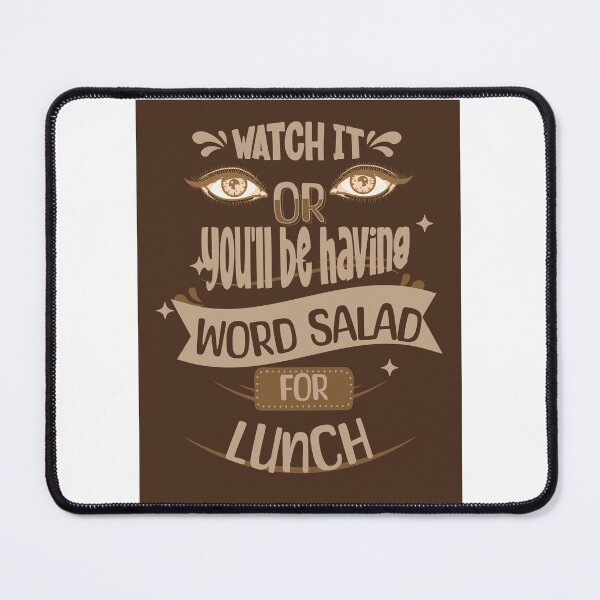 Item preview, Word Salad Warning Cooking Personality Trait Funny designed and sold by Gemini-PNW.