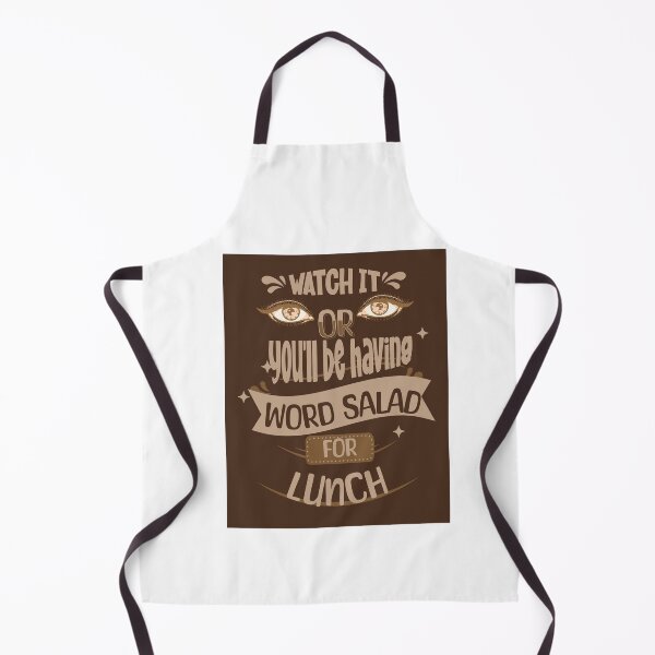 Item preview, Word Salad Warning Cooking Personality Trait Funny designed and sold by Gemini-PNW.