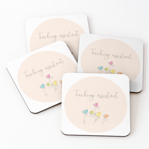 Item preview, Teaching Assistant,Teacher's Assistant, heart flowers, Appreciation gift, Thank you gift designed and sold by MAKEtoFIT.