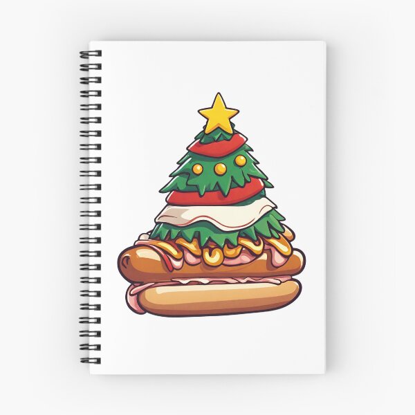 Item preview, Hot Dog Christmas Tree  designed and sold by Eolithic.